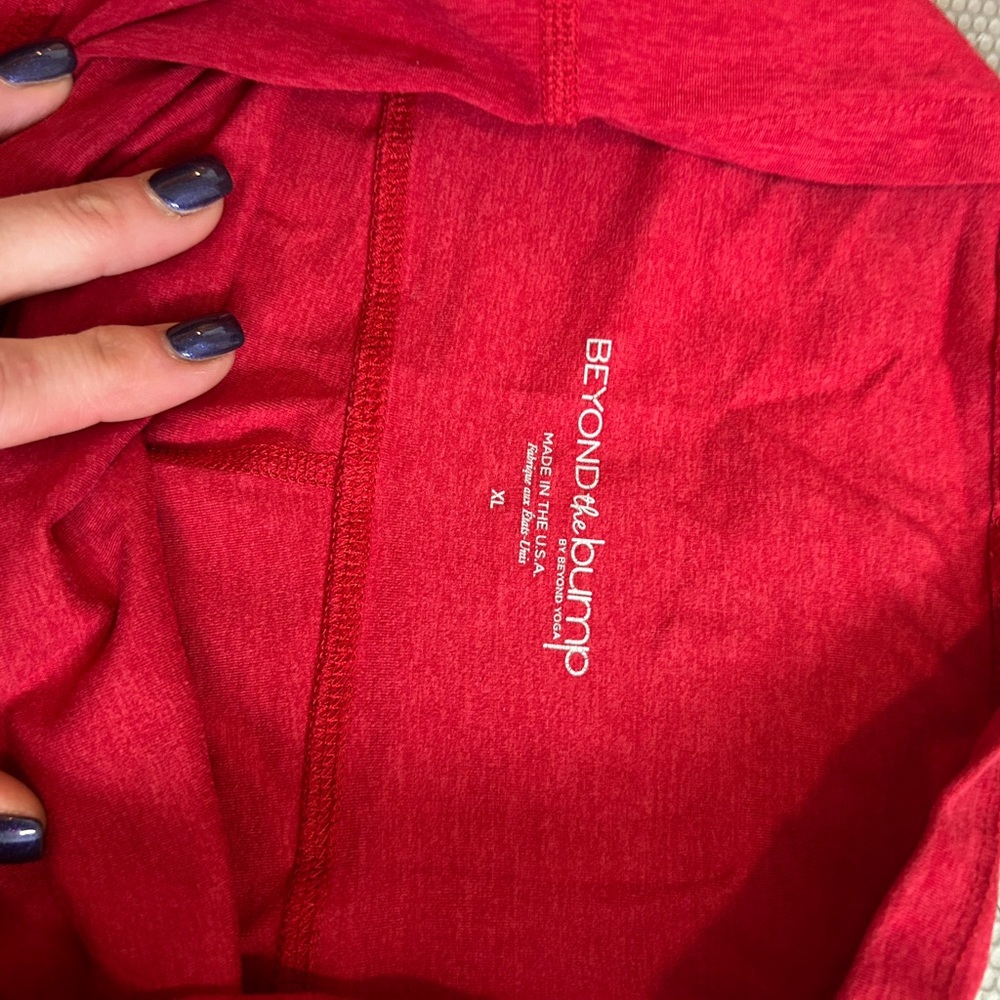 Beyond the Bump Vibrant Red Maternity Wear